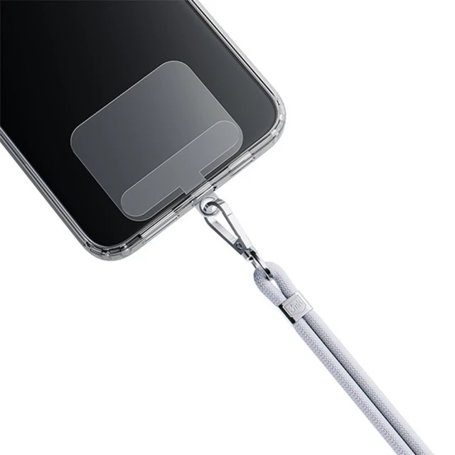 Універсальний шнурок 3mk EasyClip Grey with Silver Metal (5903108568647)