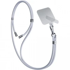 Універсальний шнурок 3mk EasyClip Grey with Silver Metal (5903108568647)