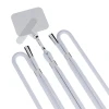 Універсальний шнурок 3mk EasyClip Grey with Silver Metal (5903108568647)