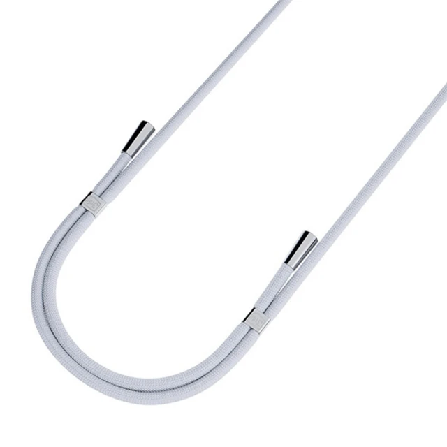 Універсальний шнурок 3mk EasyClip Grey with Silver Metal (5903108568647)