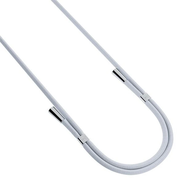Універсальний шнурок 3mk EasyClip Grey with Silver Metal (5903108568647)
