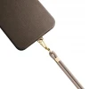 Універсальний шнурок 3mk EasyClip Elite Taupe with Gold Metal (5903108572606)
