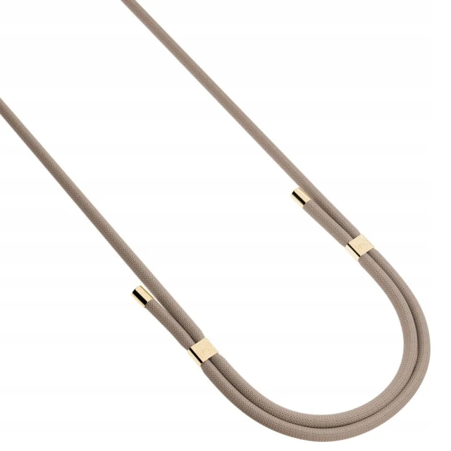 Універсальний шнурок 3mk EasyClip Elite Taupe with Gold Metal (5903108572606)