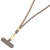 Універсальний шнурок 3mk EasyClip Elite Taupe with Gold Metal (5903108572606)