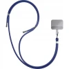 Універсальний шнурок 3mk EasyClip Dark Blue with Silver Metal (5903108568616)