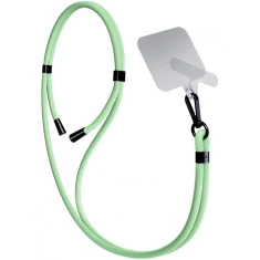 Універсальний шнурок 3mk EasyClip Green with Black Metal (5903108568630)