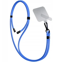 Універсальний шнурок 3mk EasyClip Blue with Black Metal (5903108568609)