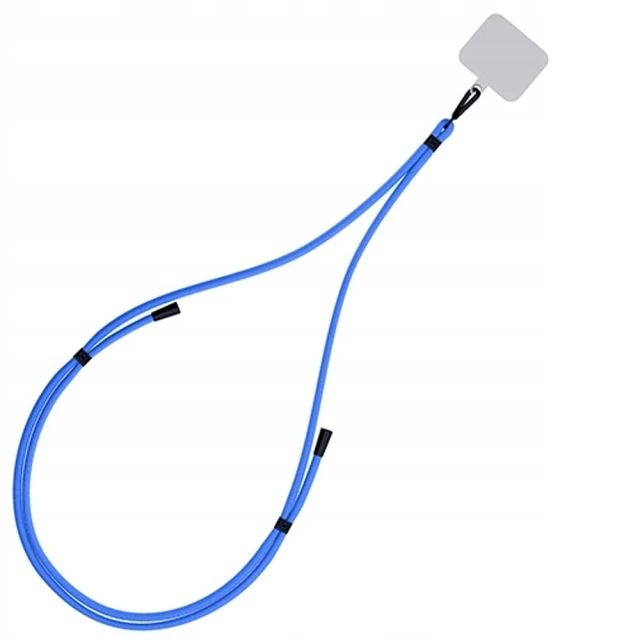 Універсальний шнурок 3mk EasyClip Blue with Black Metal (5903108568609)