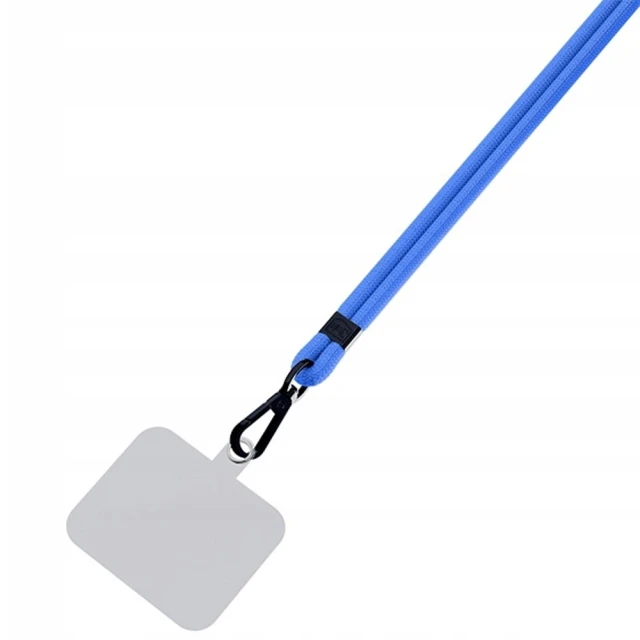 Універсальний шнурок 3mk EasyClip Blue with Black Metal (5903108568609)