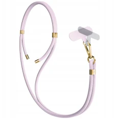Универсальный шнурок 3mk EasyClip Elite Powder Pink with Gold Metal (5903108572590)