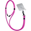 Универсальный шнурок 3mk EasyClip Pink with Black Metal (5903108568661)