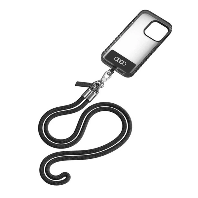 Універсальний шнурок Audi Crossbody 120cm 8mm Black (AU-CBL8-R8/D1-BK)