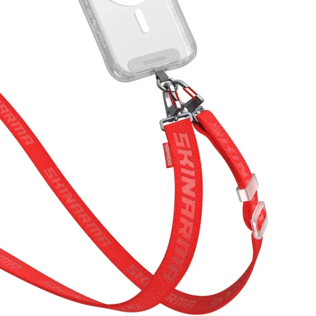 Універсальний ремінець Skinarma Scout Logo Neck Strap Red (SK-SCOUT-LY-RED)