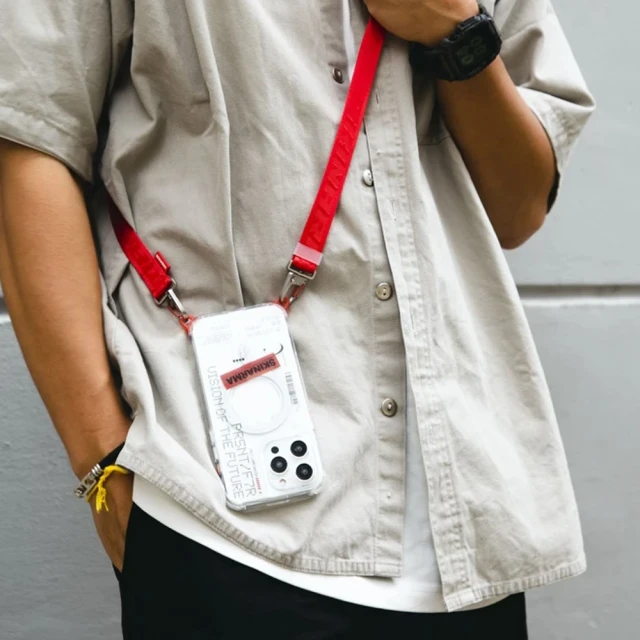 Універсальний ремінець Skinarma Scout Logo Neck Strap Red (SK-SCOUT-LY-RED)