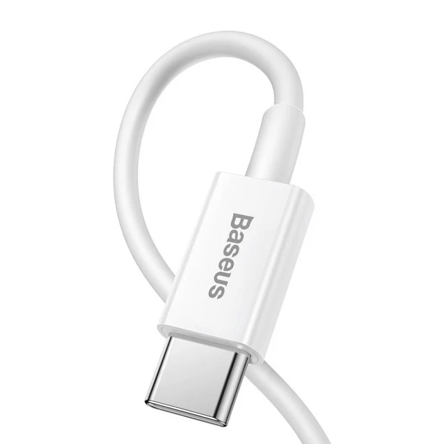 Кабель Baseus Superior Series Fast Charging USB-C to Lightning 0.25m White (CATLYS-02)