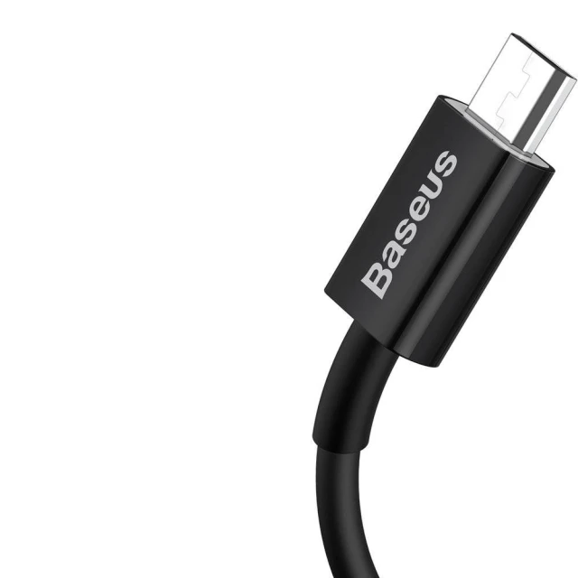 Кабель Baseus Superior Series Fast Charging USB-A to Micro-USB 2m Black (CAMYS-A01)