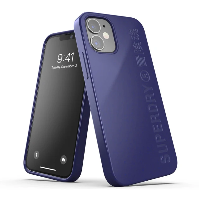 Чехол SuperDry Snap Compostable Case для iPhone 12 mini Navy (8718846086301)