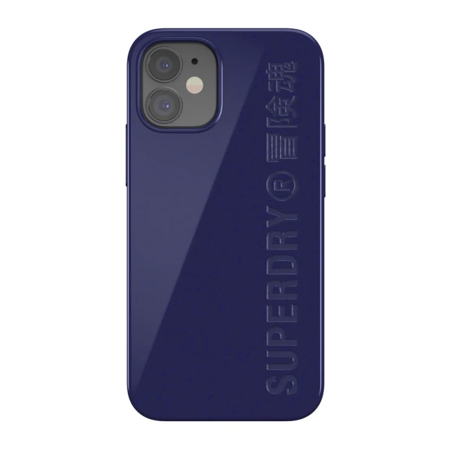 Чехол SuperDry Snap Compostable Case для iPhone 12 mini Navy (8718846086301)