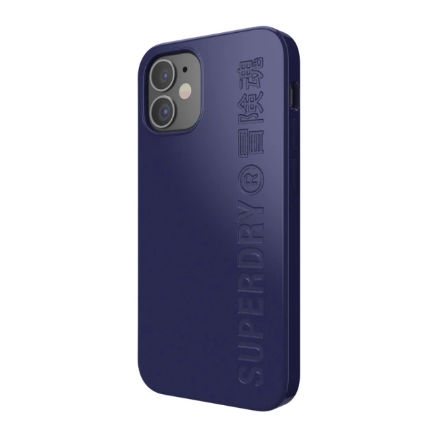 Чехол SuperDry Snap Compostable Case для iPhone 12 mini Navy (8718846086301)