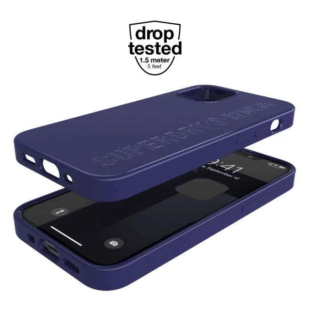 Чохол SuperDry Snap Compostable Case для iPhone 12 | 12 Pro Navy (8718846086318)