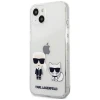 Чохол Karl Lagerfeld Karl & Choupette для iPhone 13 Transparent (KLHCP13MCKTR)