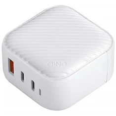 Мережевий зарядний пристрій UNIQ Verge Pro 66W 2xUSB-C | USB-A Cloud White (Uni000353)