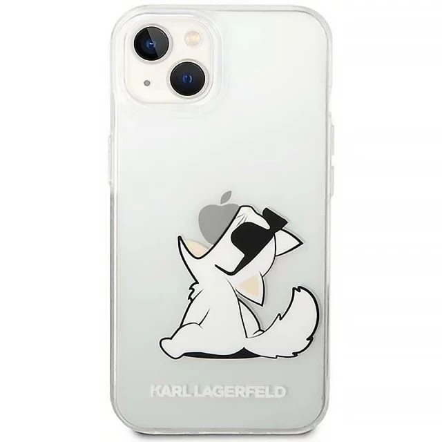 Чохол Karl Lagerfeld Choupette Fun для iPhone 14 Plus Transparent (KLHCP14MCFNRC)