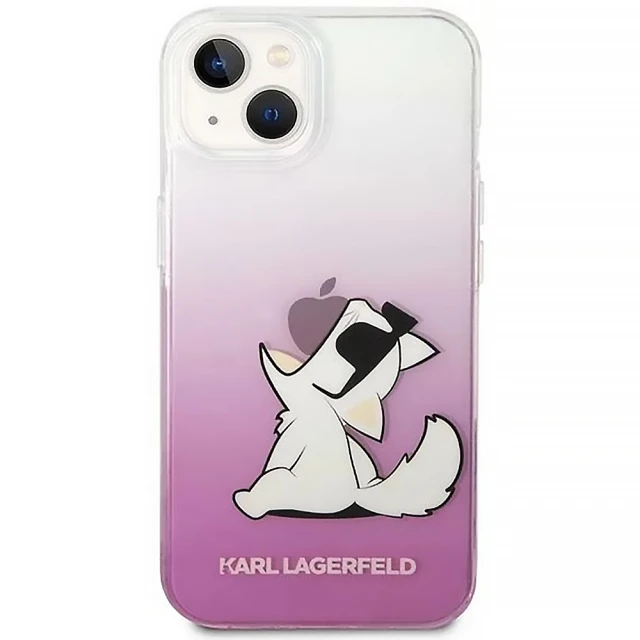 Чехол Karl Lagerfeld Choupette Fun для iPhone 14 Plus Pink (KLHCP14MCFNRCPI)