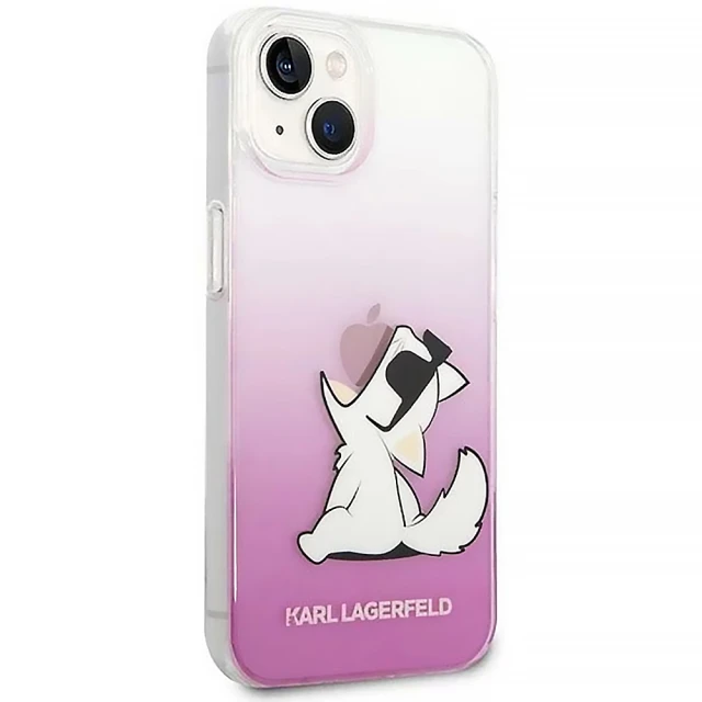 Чехол Karl Lagerfeld Choupette Fun для iPhone 14 Plus Pink (KLHCP14MCFNRCPI)