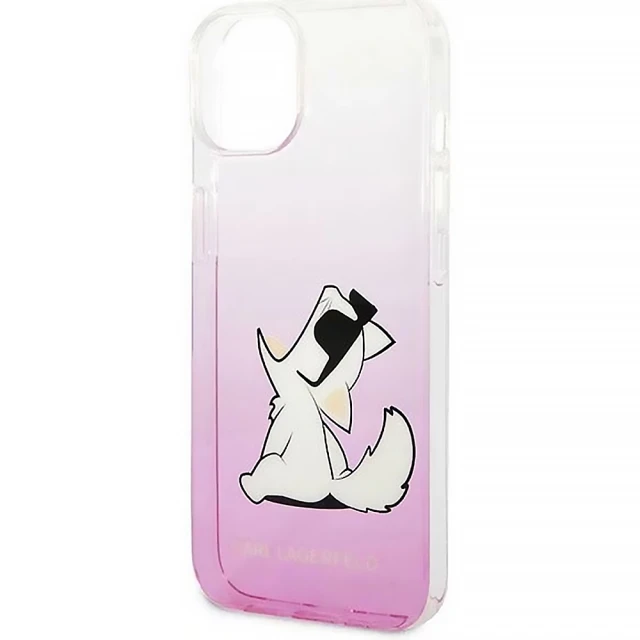 Чехол Karl Lagerfeld Choupette Fun для iPhone 14 Plus Pink (KLHCP14MCFNRCPI)