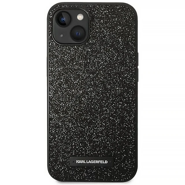 Чохол Karl Lagerfeld Plaque Logo для iPhone 14 Plus Black (KLHCP14MG2ELK)