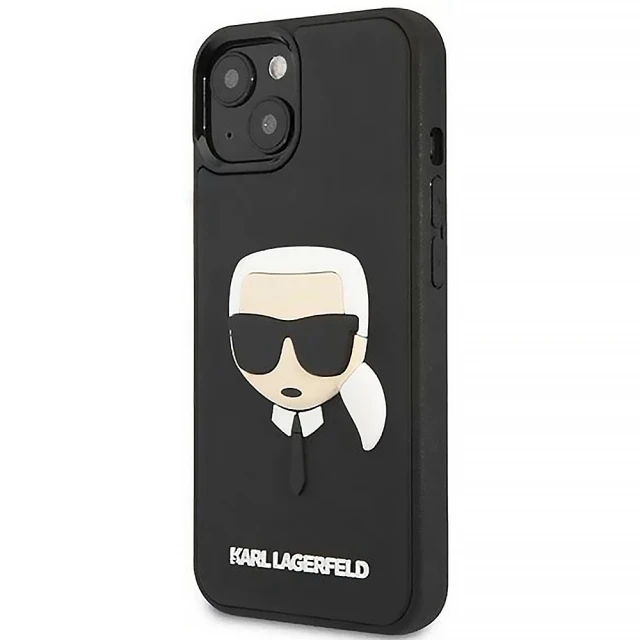 Чехол Karl Lagerfeld 3D Rubber Karl's Head для iPhone 14 Plus Black (KLHCP14MKH3DBK)