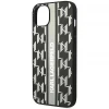 Чохол Karl Lagerfeld Monogram Stripe для iPhone 14 Plus Gray (KLHCP14MPGKLSKG)