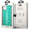 Чохол Karl Lagerfeld Monogram Stripe для iPhone 14 Plus Green (KLHCP14MPGKLSKN)