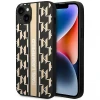 Чохол Karl Lagerfeld Monogram Stripe для iPhone 14 Plus Brown (KLHCP14MPGKLSKW)