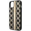 Чохол Karl Lagerfeld Monogram Stripe для iPhone 14 Plus Brown (KLHCP14MPGKLSKW)