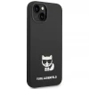 Чохол Karl Lagerfeld Silicone Choupette Body для iPhone 14 Plus Black (KLHCP14MSLCTBK)