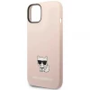 Чохол Karl Lagerfeld Silicone Choupette Body для iPhone 14 Plus Light Pink (KLHCP14MSLCTPI)