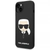 Чохол Karl Lagerfeld Silicone Karl's Head для iPhone 14 Plus Black (KLHCP14MSLKHBK)