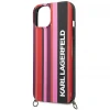 Чохол Karl Lagerfeld Color Stripes Strap для iPhone 14 Plus Pink (KLHCP14MSTSTP)