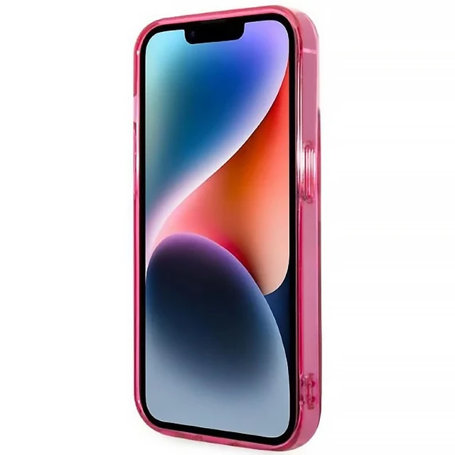 Чехол Karl Lagerfeld Gradient Iconik Karl & Choupette для iPhone 14 Plus Pink (KLHCP14MTGKCP)