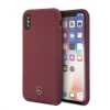 Чехол Mercedes для iPhone XS/X Silicone Line Red (MEHCPXSILRE)