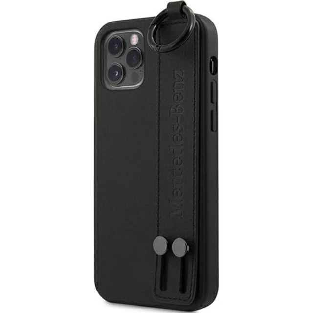 Чохол Mercedes для iPhone 12 Pro Max Strap Line Black (MEHCP12LLSSBK)