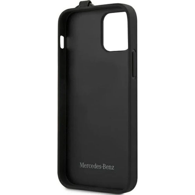 Чохол Mercedes для iPhone 12 Pro Max Strap Line Black (MEHCP12LLSSBK)