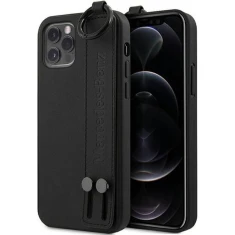 Чохол Mercedes для iPhone 12 Pro Max Strap Line Black (MEHCP12LLSSBK)