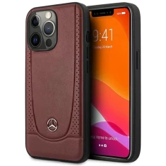 Чехол Mercedes для iPhone 14 Pro Leather Urban Red (MEHCP14LARMRE)