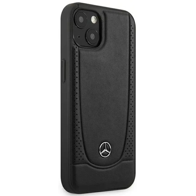 Чохол Mercedes для iPhone 14 Plus Leather Urban Black (MEHCP14MARMBK)