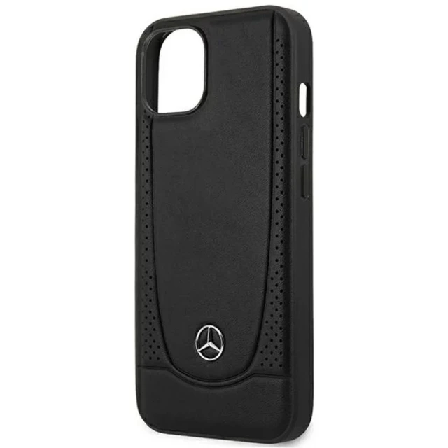 Чохол Mercedes для iPhone 14 Plus Leather Urban Black (MEHCP14MARMBK)