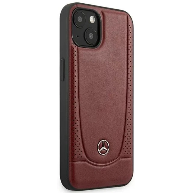 Чехол Mercedes для iPhone 14 Plus Leather Urban Red (MEHCP14MARMRE)