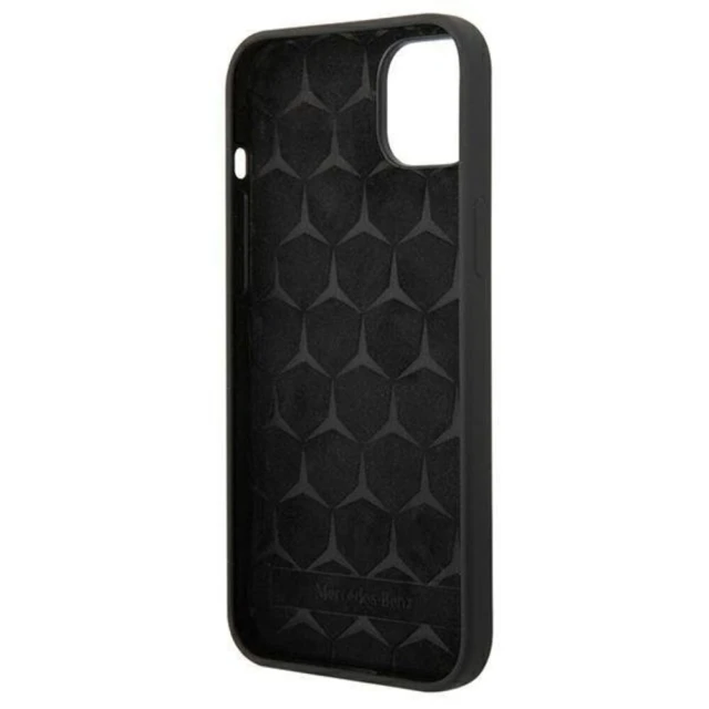 Чохол Mercedes для iPhone 14 Plus Silicone Line Black (MEHCP14MSILBK)